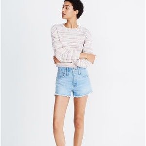 Madewell Relaxed Denim Shorts in Dunwoody Wash Size 23